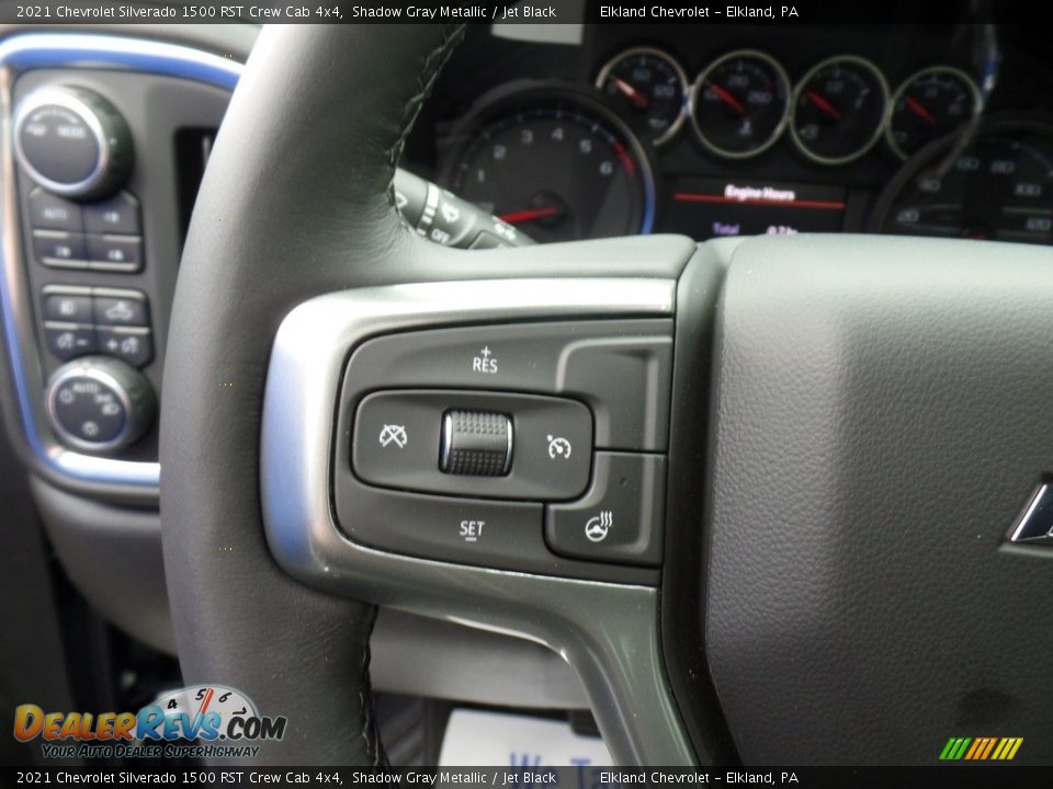 2021 Chevrolet Silverado 1500 RST Crew Cab 4x4 Shadow Gray Metallic / Jet Black Photo #22