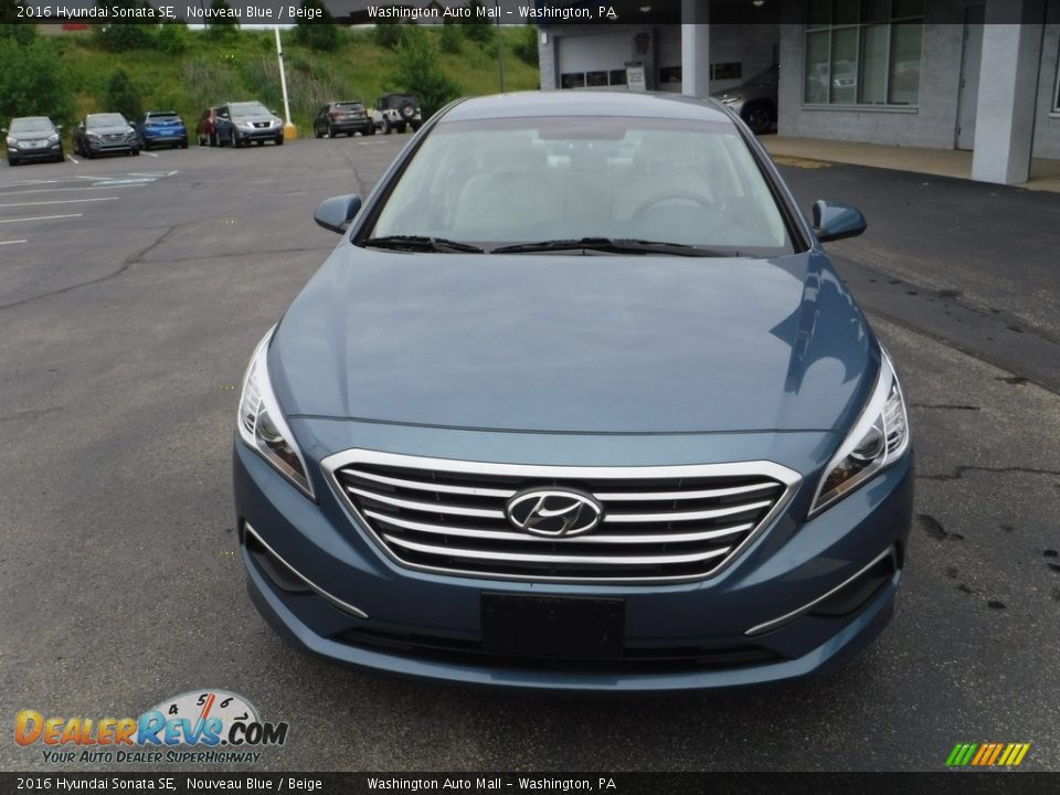 2016 Hyundai Sonata SE Nouveau Blue / Beige Photo #4