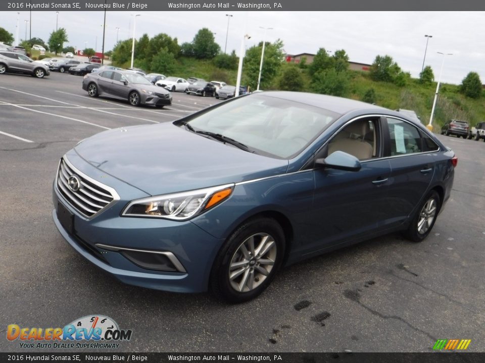 2016 Hyundai Sonata SE Nouveau Blue / Beige Photo #5