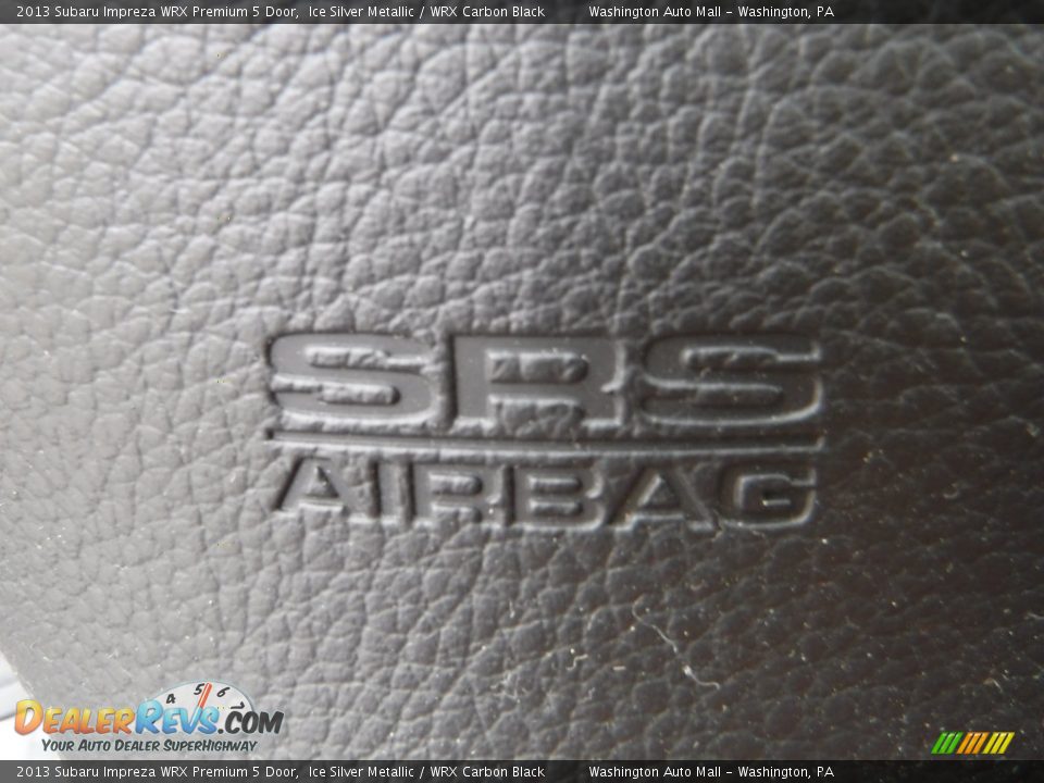 2013 Subaru Impreza WRX Premium 5 Door Ice Silver Metallic / WRX Carbon Black Photo #21