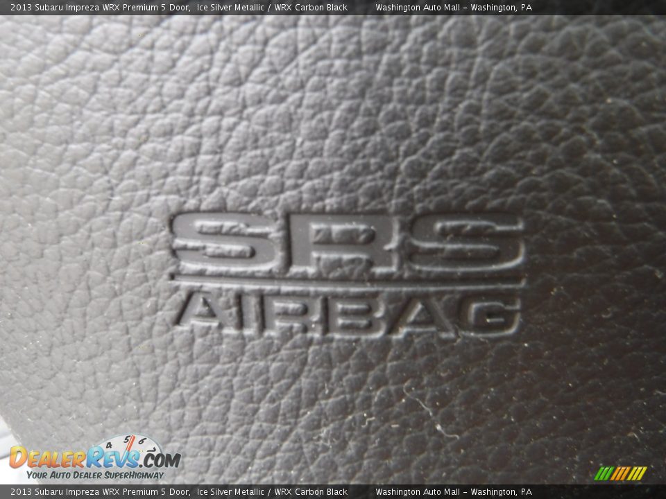 2013 Subaru Impreza WRX Premium 5 Door Ice Silver Metallic / WRX Carbon Black Photo #21