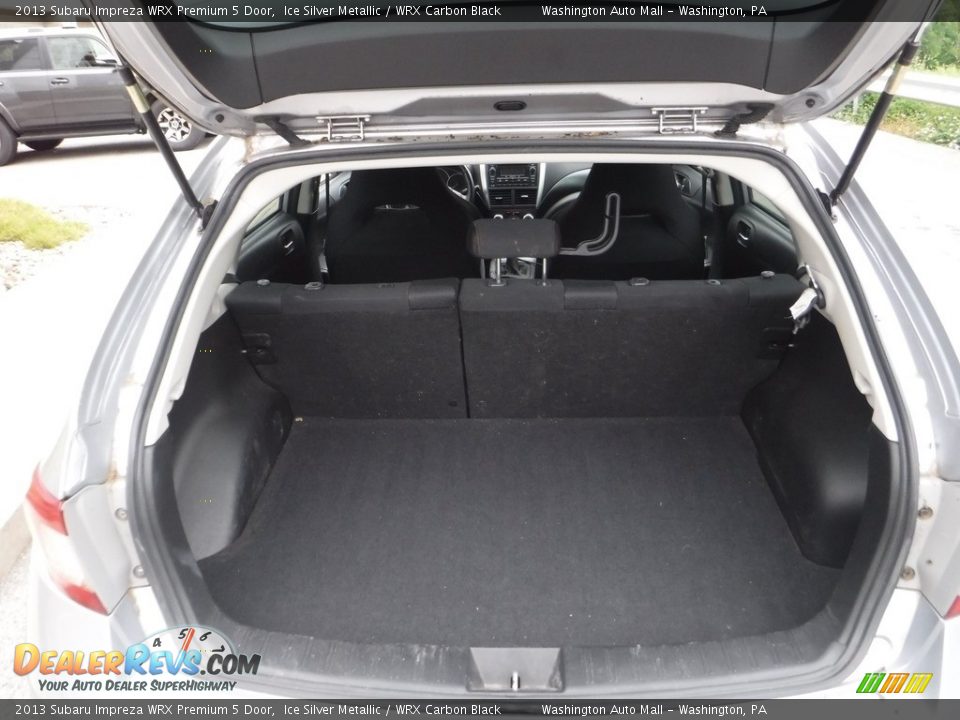 2013 Subaru Impreza WRX Premium 5 Door Ice Silver Metallic / WRX Carbon Black Photo #23