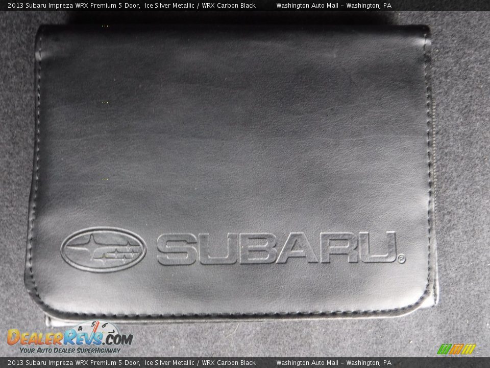 2013 Subaru Impreza WRX Premium 5 Door Ice Silver Metallic / WRX Carbon Black Photo #24