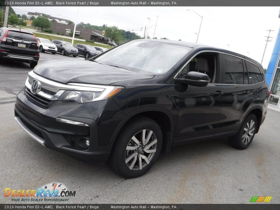 2019 Honda Pilot EX-L AWD Black Forest Pearl / Beige Photo #5