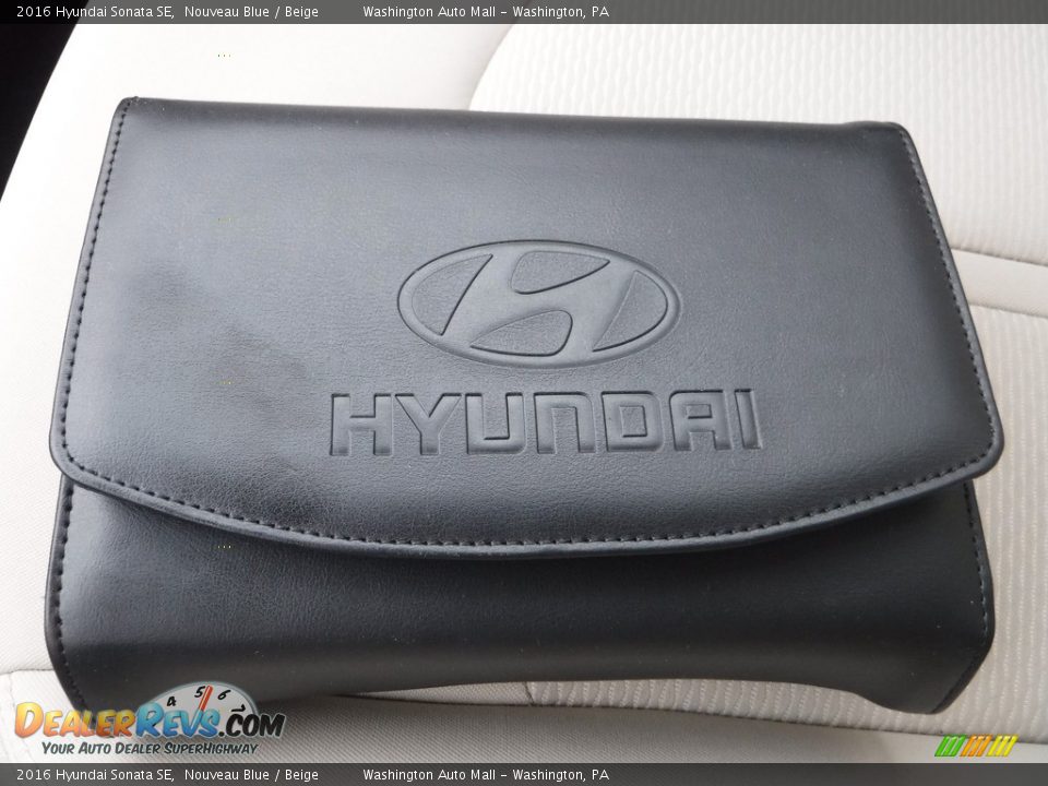 2016 Hyundai Sonata SE Nouveau Blue / Beige Photo #25