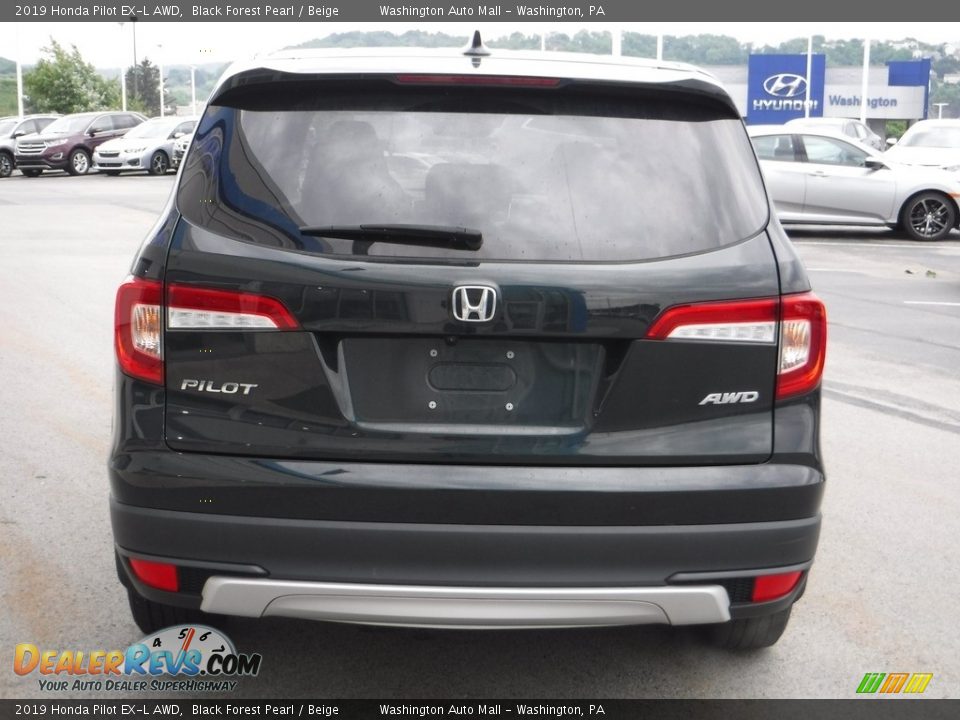2019 Honda Pilot EX-L AWD Black Forest Pearl / Beige Photo #8