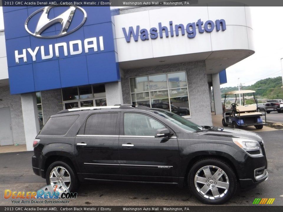 2013 GMC Acadia Denali AWD Carbon Black Metallic / Ebony Photo #2