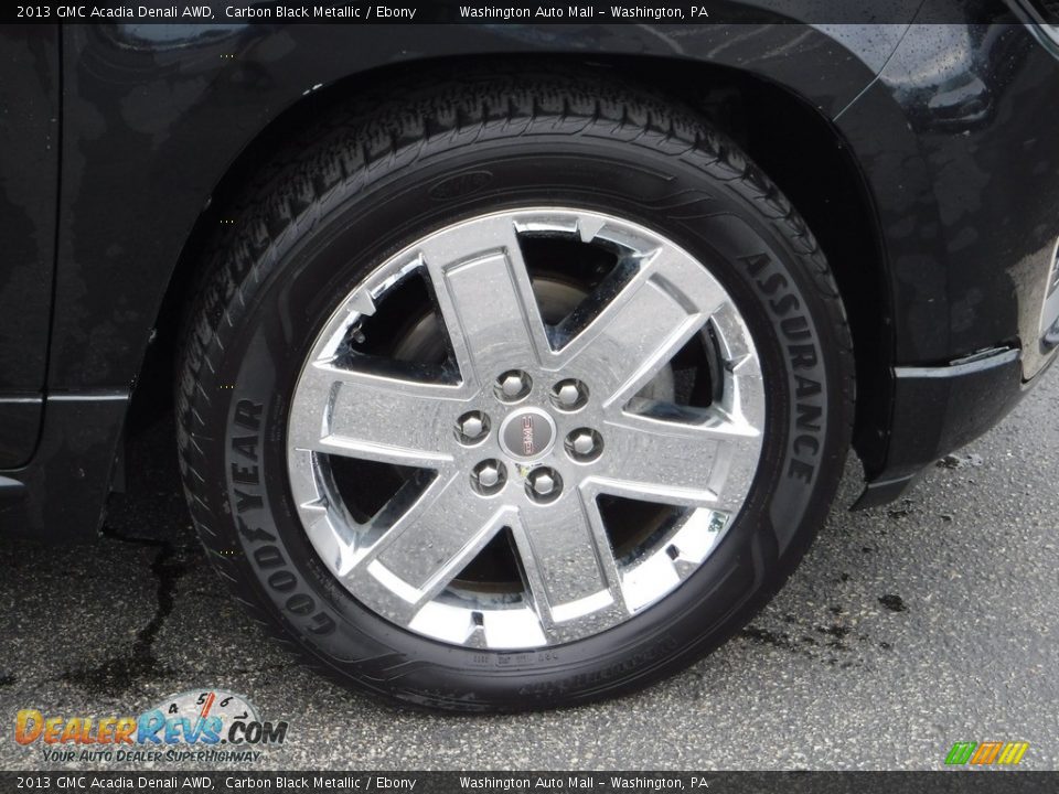 2013 GMC Acadia Denali AWD Carbon Black Metallic / Ebony Photo #3
