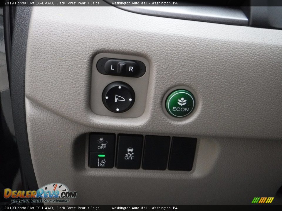2019 Honda Pilot EX-L AWD Black Forest Pearl / Beige Photo #13