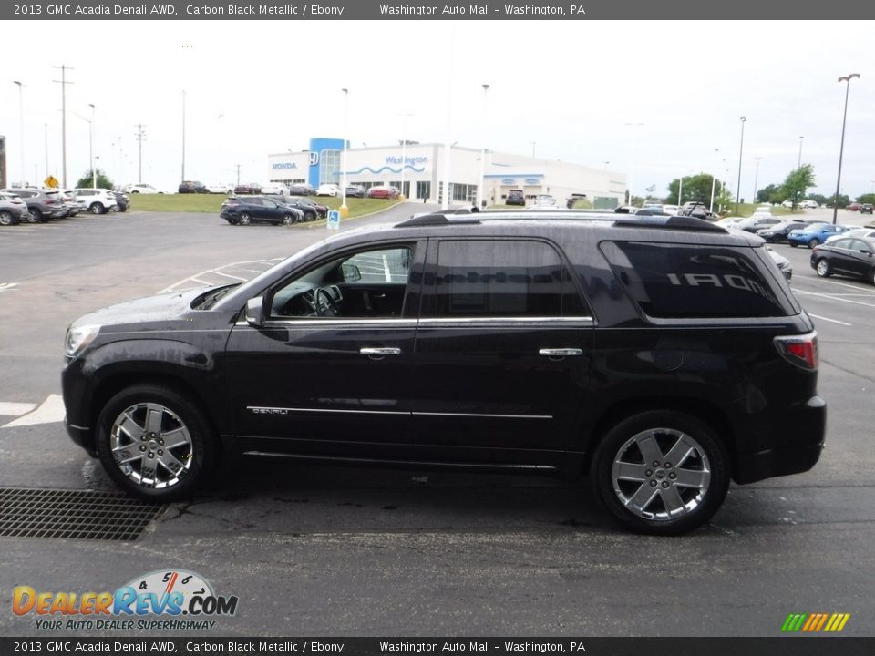 2013 GMC Acadia Denali AWD Carbon Black Metallic / Ebony Photo #7
