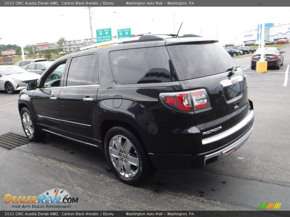 2013 GMC Acadia Denali AWD Carbon Black Metallic / Ebony Photo #8