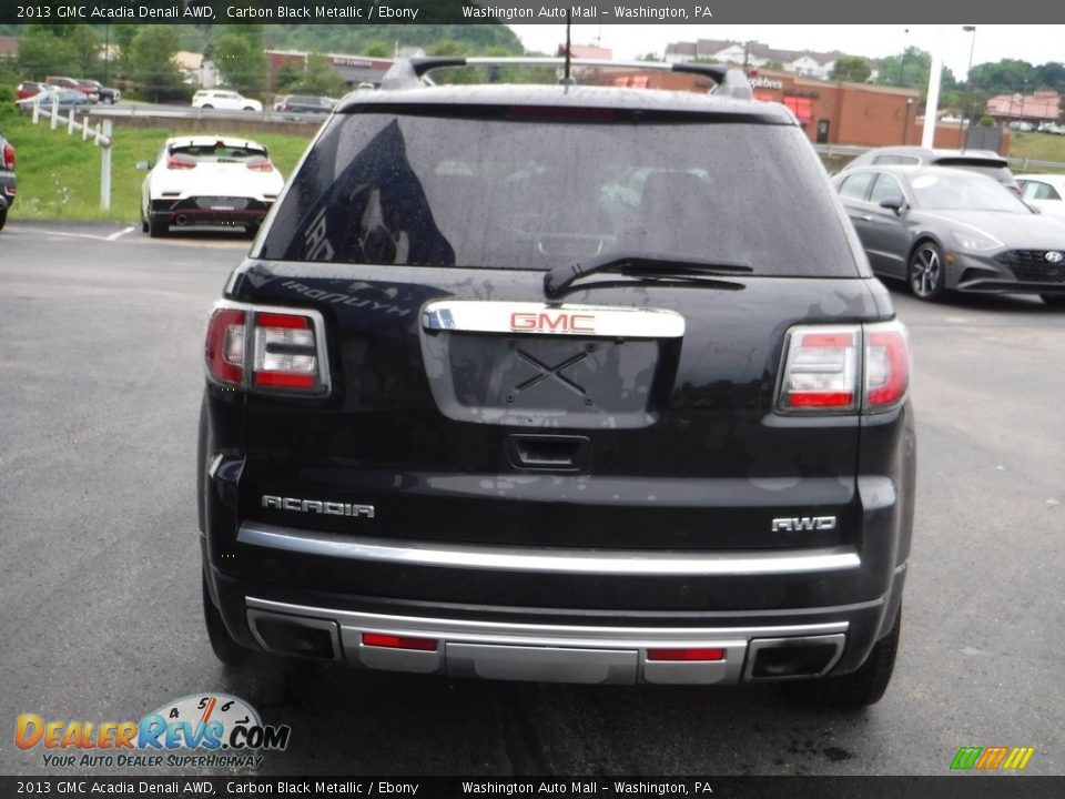 2013 GMC Acadia Denali AWD Carbon Black Metallic / Ebony Photo #9