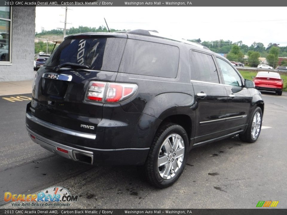 2013 GMC Acadia Denali AWD Carbon Black Metallic / Ebony Photo #10