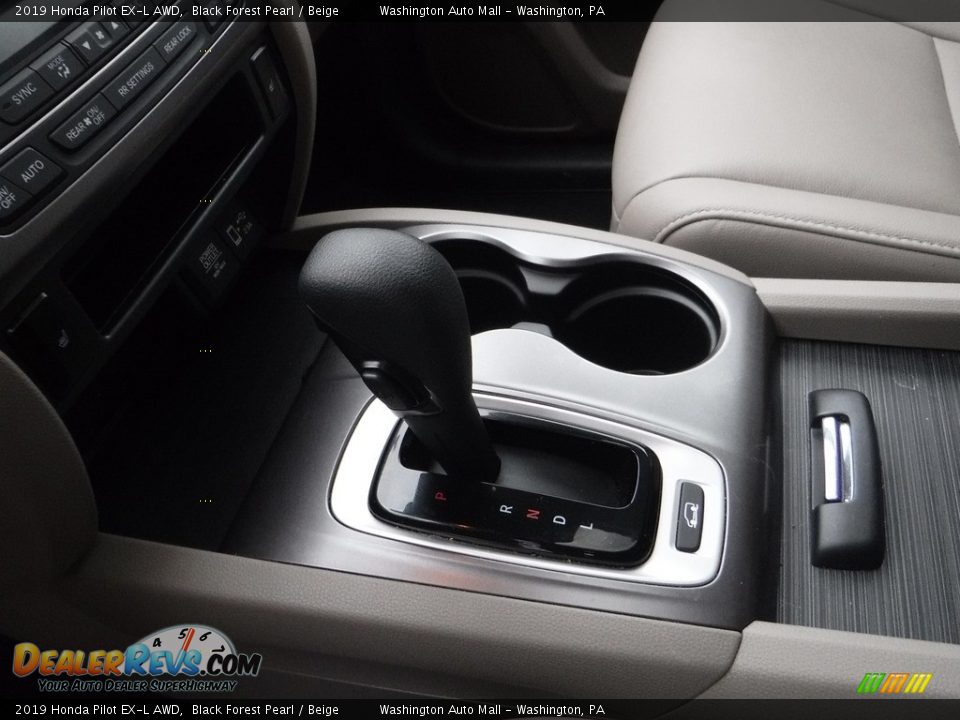 2019 Honda Pilot EX-L AWD Black Forest Pearl / Beige Photo #18