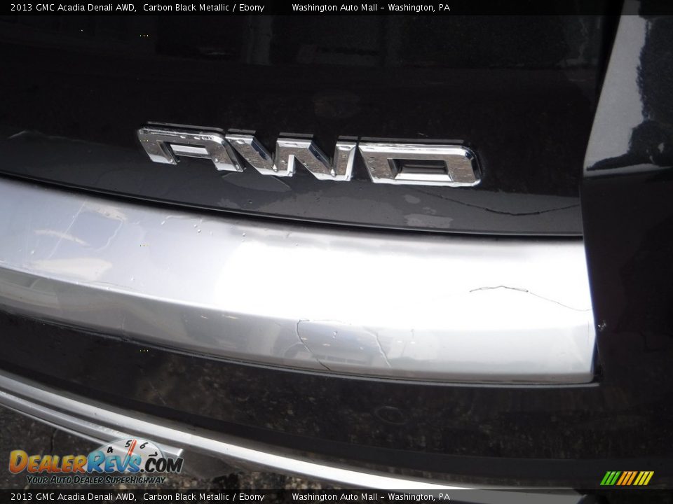 2013 GMC Acadia Denali AWD Carbon Black Metallic / Ebony Photo #11