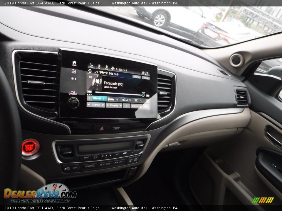 2019 Honda Pilot EX-L AWD Black Forest Pearl / Beige Photo #19