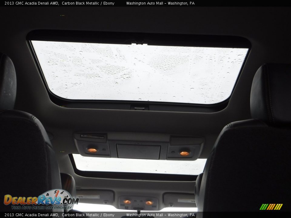 2013 GMC Acadia Denali AWD Carbon Black Metallic / Ebony Photo #14