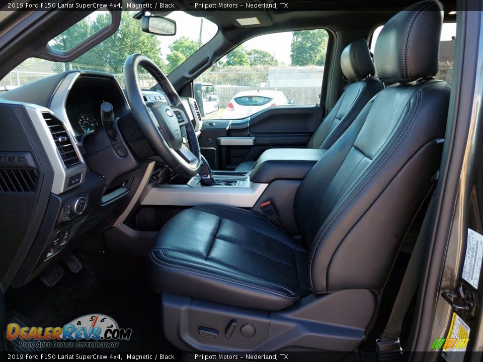 2019 Ford F150 Lariat SuperCrew 4x4 Magnetic / Black Photo #4
