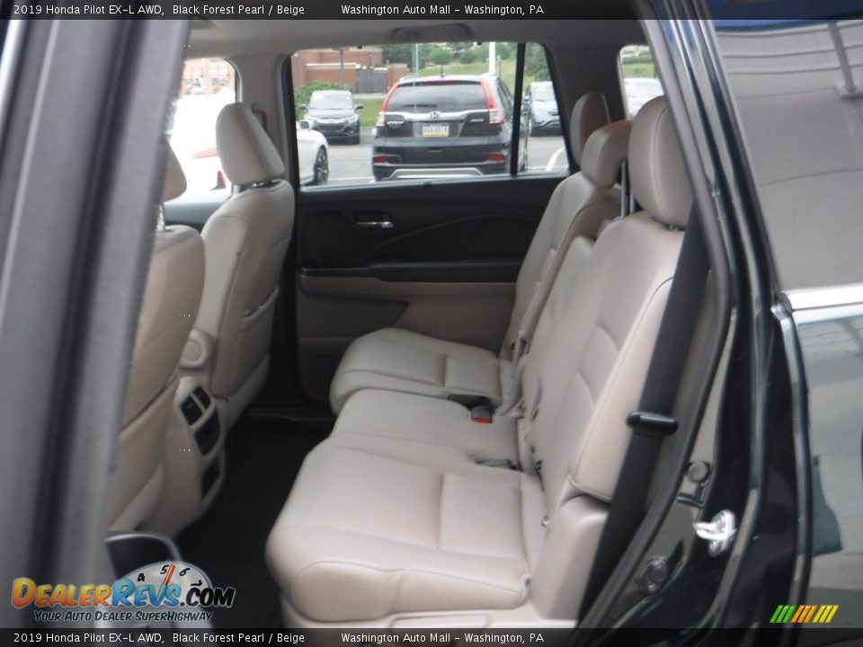 2019 Honda Pilot EX-L AWD Black Forest Pearl / Beige Photo #27