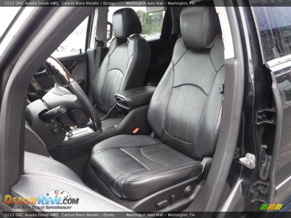 2013 GMC Acadia Denali AWD Carbon Black Metallic / Ebony Photo #20