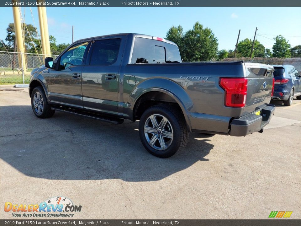 2019 Ford F150 Lariat SuperCrew 4x4 Magnetic / Black Photo #11