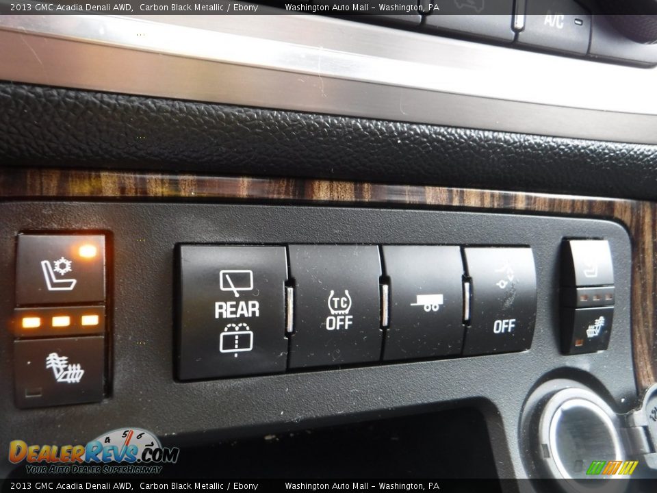 2013 GMC Acadia Denali AWD Carbon Black Metallic / Ebony Photo #23