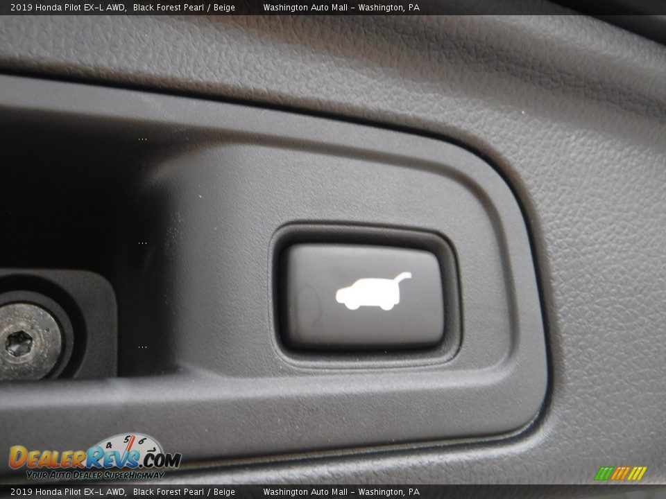 2019 Honda Pilot EX-L AWD Black Forest Pearl / Beige Photo #31