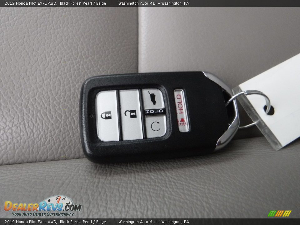 2019 Honda Pilot EX-L AWD Black Forest Pearl / Beige Photo #32