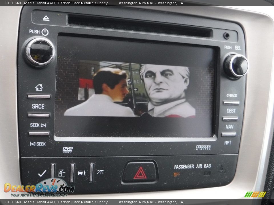 2013 GMC Acadia Denali AWD Carbon Black Metallic / Ebony Photo #28