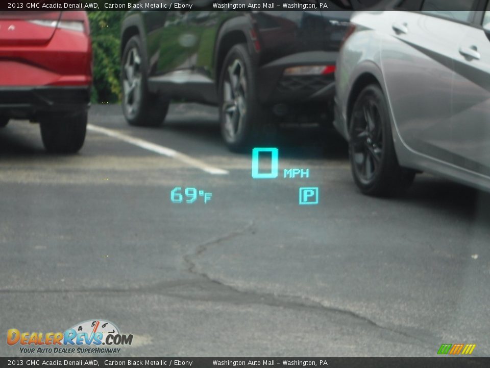 2013 GMC Acadia Denali AWD Carbon Black Metallic / Ebony Photo #32
