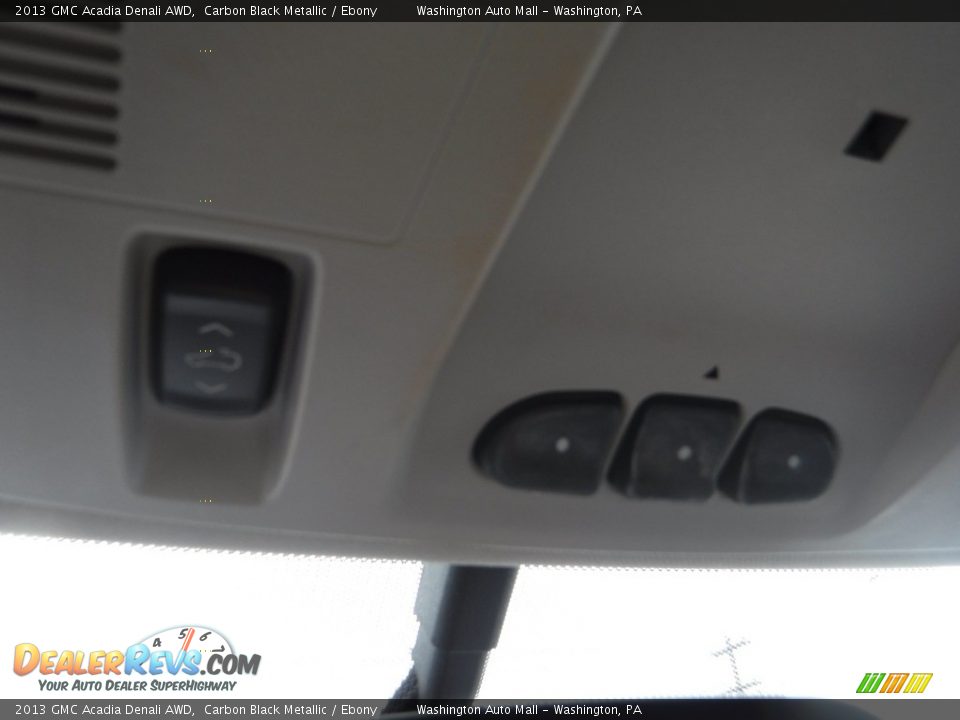 2013 GMC Acadia Denali AWD Carbon Black Metallic / Ebony Photo #33