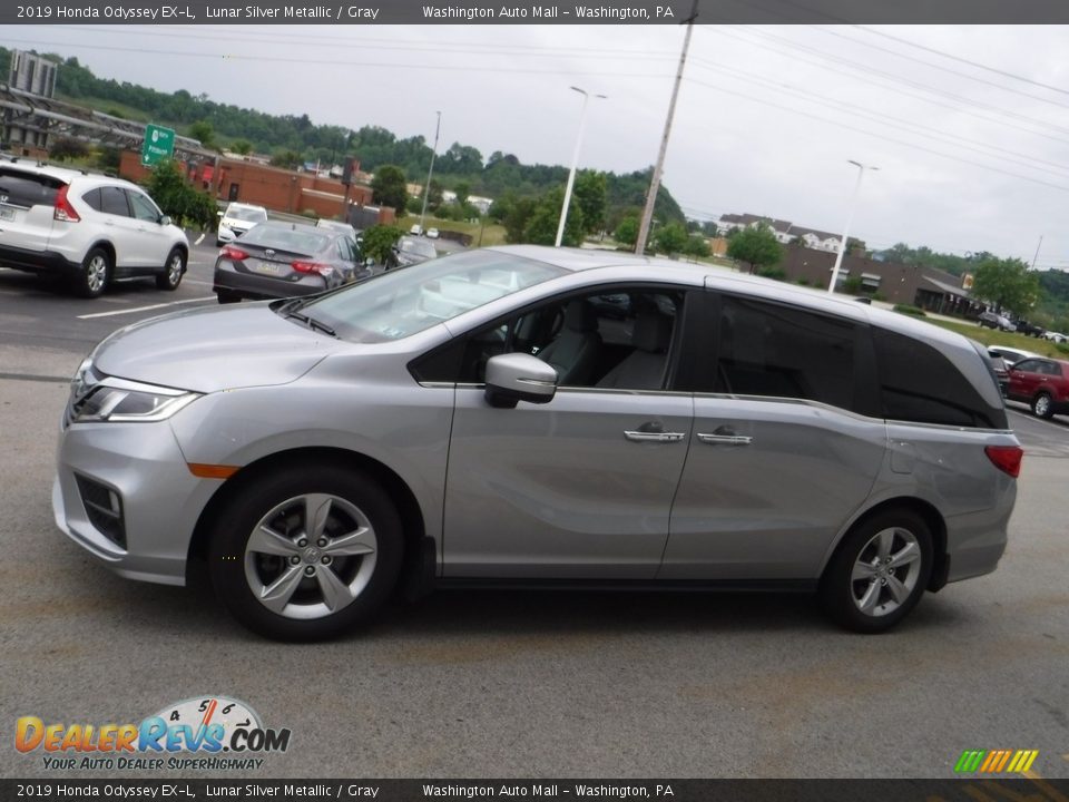 2019 Honda Odyssey EX-L Lunar Silver Metallic / Gray Photo #6