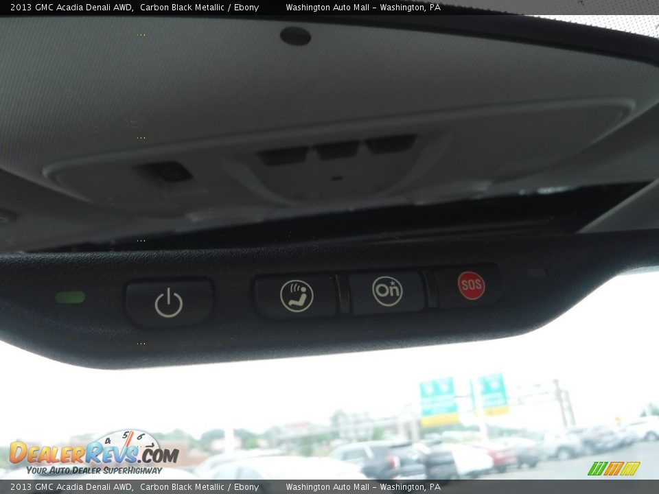 2013 GMC Acadia Denali AWD Carbon Black Metallic / Ebony Photo #34