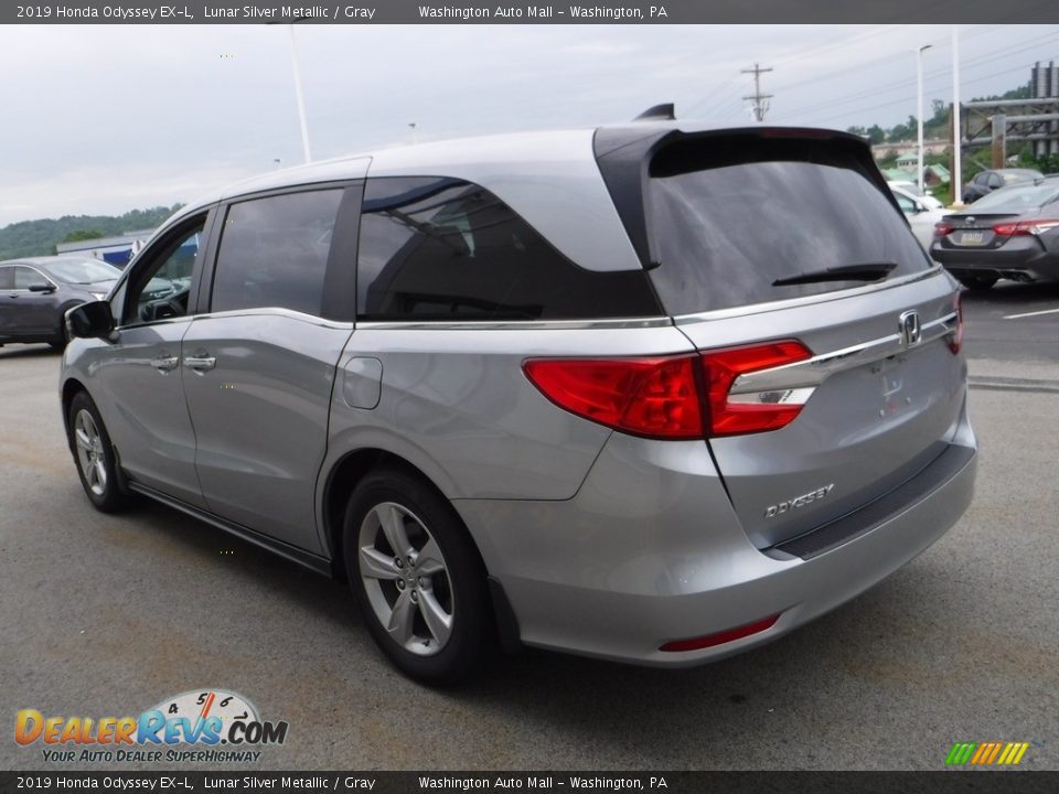 2019 Honda Odyssey EX-L Lunar Silver Metallic / Gray Photo #7