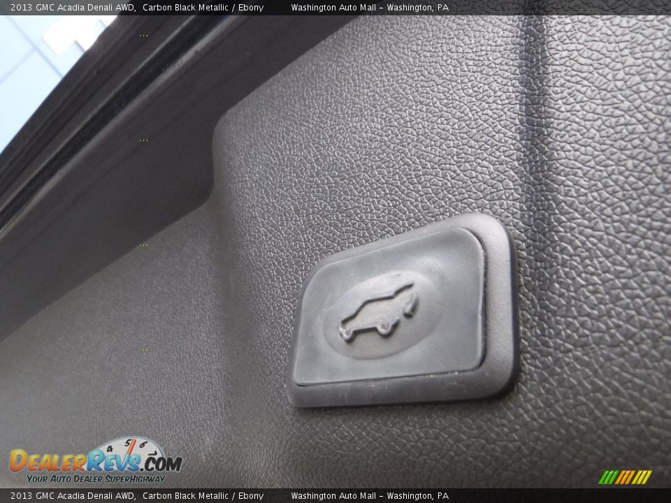 2013 GMC Acadia Denali AWD Carbon Black Metallic / Ebony Photo #36