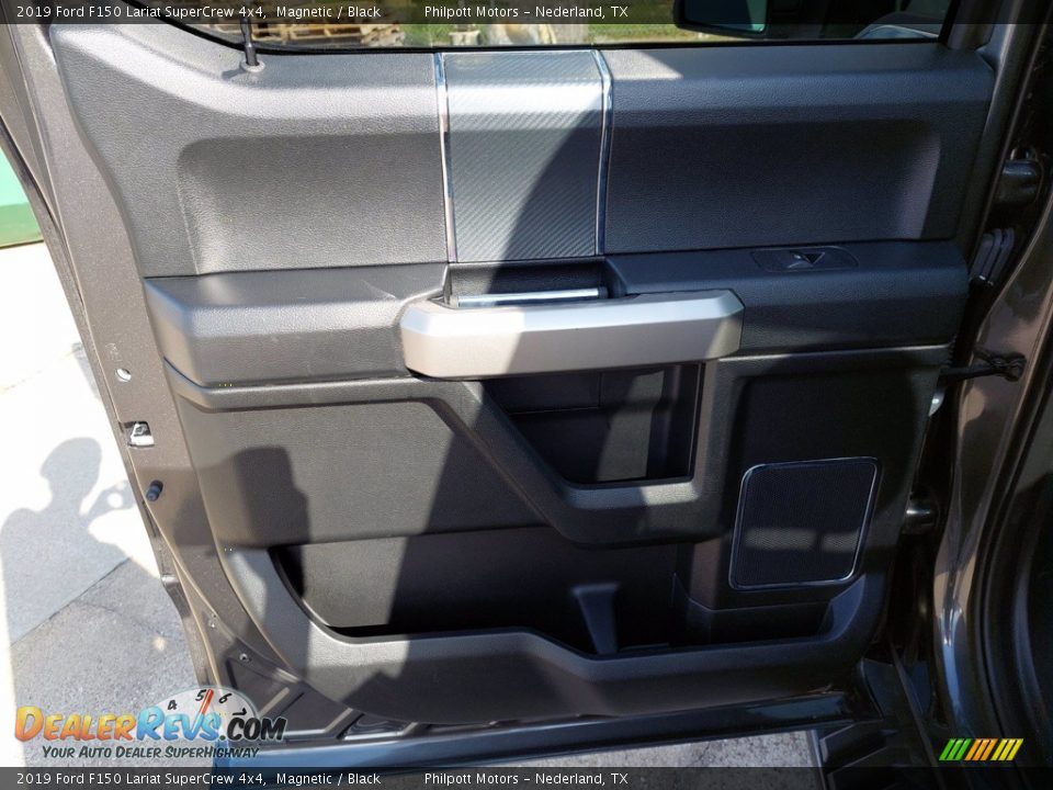 2019 Ford F150 Lariat SuperCrew 4x4 Magnetic / Black Photo #25