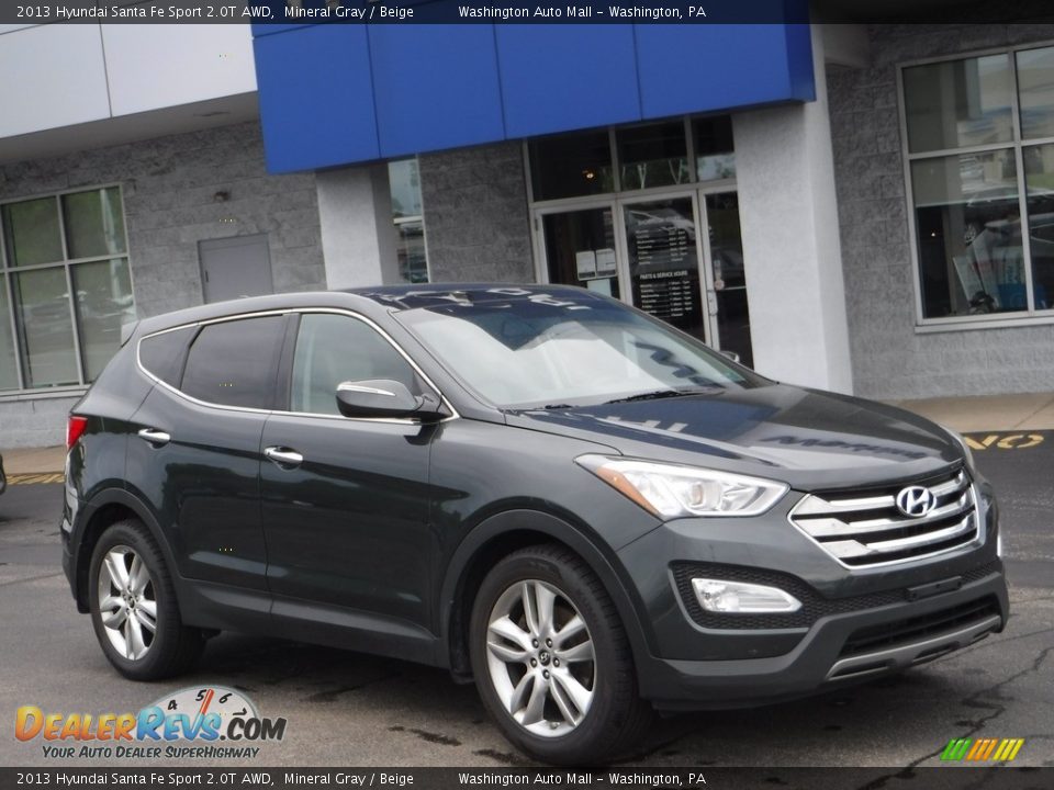 2013 Hyundai Santa Fe Sport 2.0T AWD Mineral Gray / Beige Photo #1