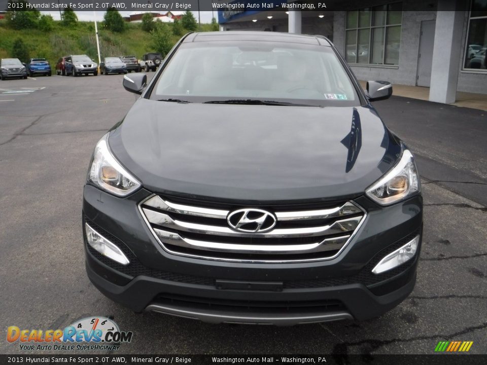 2013 Hyundai Santa Fe Sport 2.0T AWD Mineral Gray / Beige Photo #5