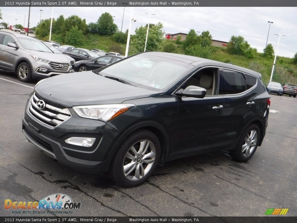 2013 Hyundai Santa Fe Sport 2.0T AWD Mineral Gray / Beige Photo #6