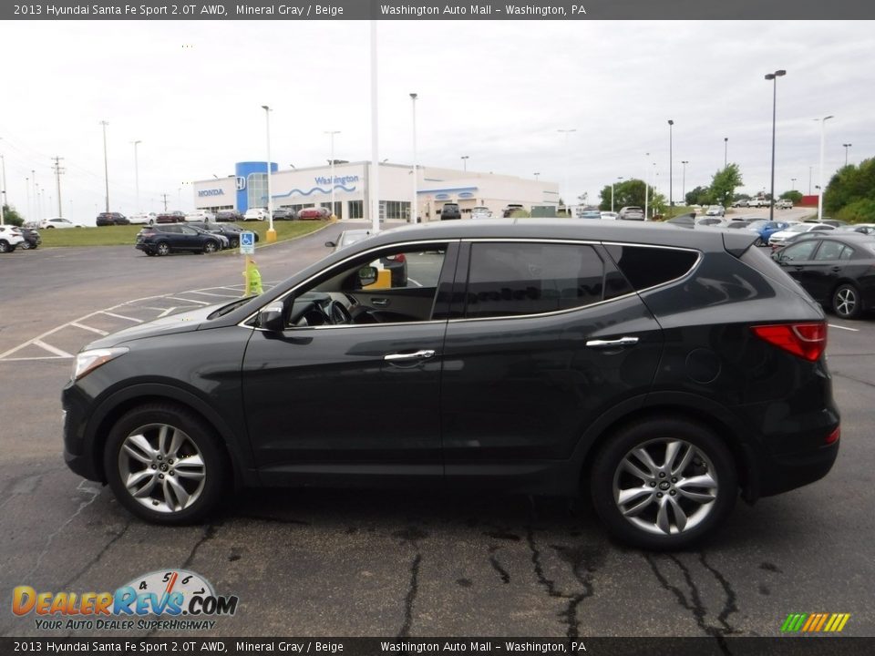 2013 Hyundai Santa Fe Sport 2.0T AWD Mineral Gray / Beige Photo #7