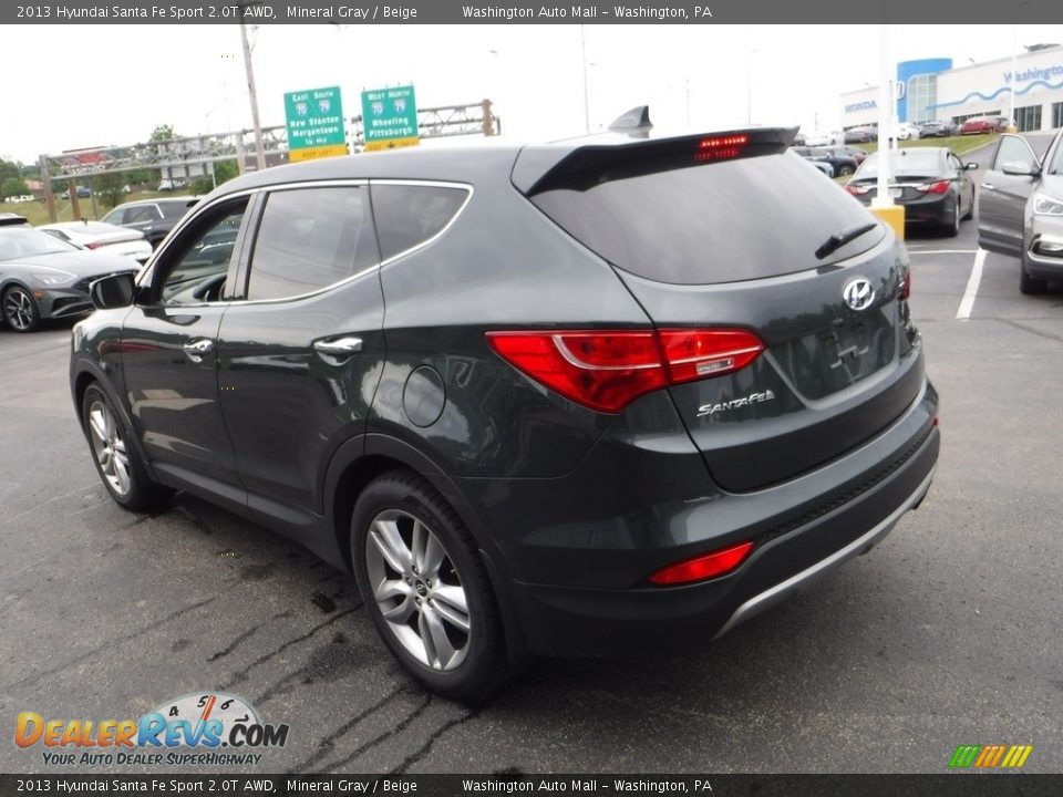 2013 Hyundai Santa Fe Sport 2.0T AWD Mineral Gray / Beige Photo #8