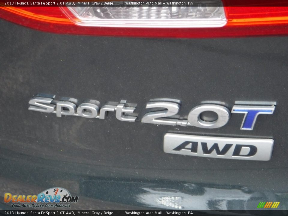 2013 Hyundai Santa Fe Sport 2.0T AWD Mineral Gray / Beige Photo #11