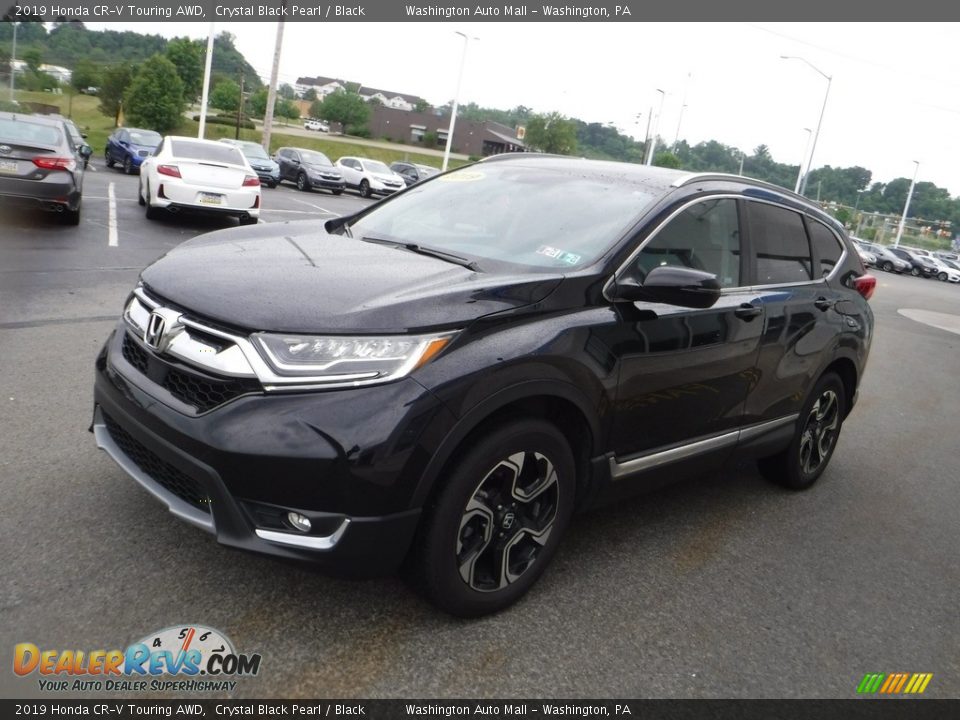 2019 Honda CR-V Touring AWD Crystal Black Pearl / Black Photo #6