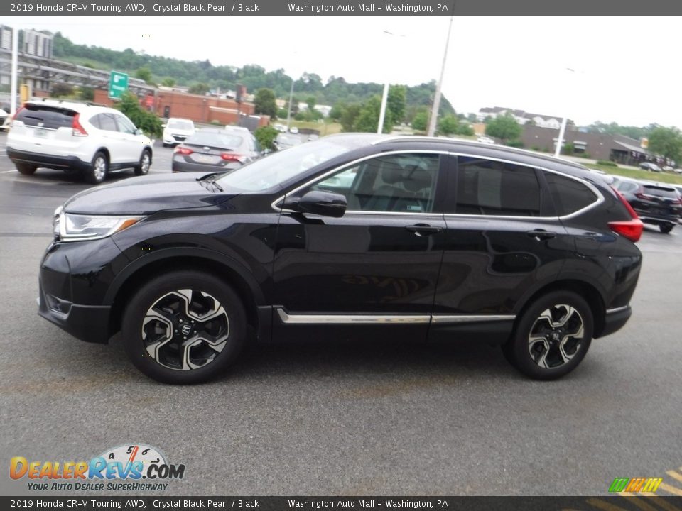 2019 Honda CR-V Touring AWD Crystal Black Pearl / Black Photo #7