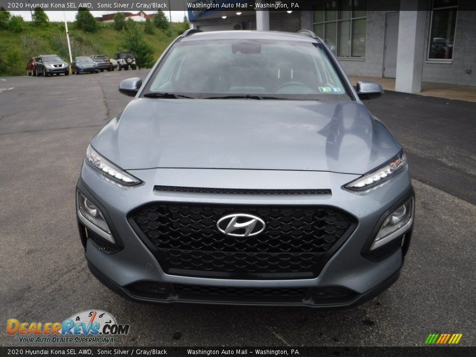 2020 Hyundai Kona SEL AWD Sonic Silver / Gray/Black Photo #4