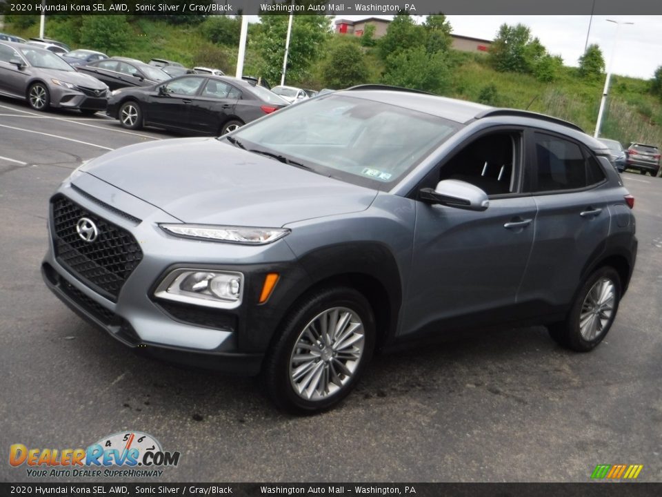 2020 Hyundai Kona SEL AWD Sonic Silver / Gray/Black Photo #5