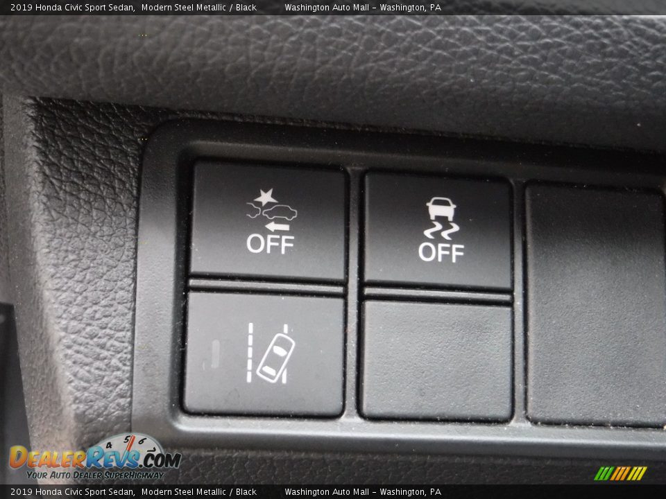 2019 Honda Civic Sport Sedan Modern Steel Metallic / Black Photo #13