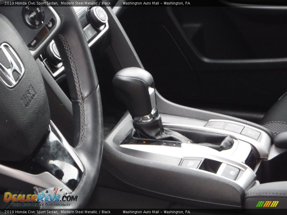 2019 Honda Civic Sport Sedan Modern Steel Metallic / Black Photo #15