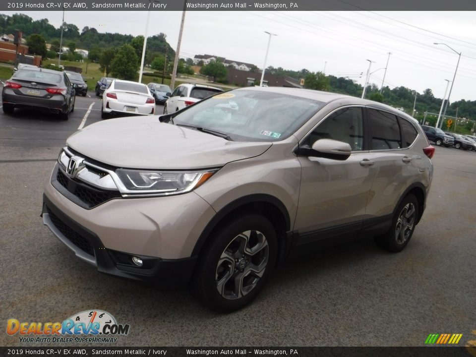 2019 Honda CR-V EX AWD Sandstorm Metallic / Ivory Photo #6