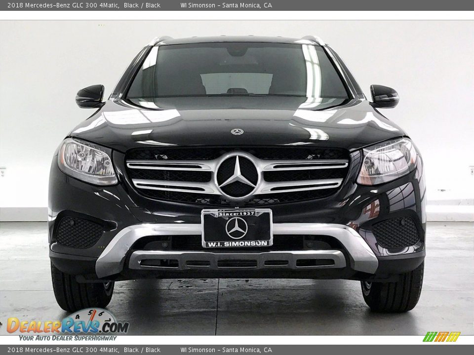 2018 Mercedes-Benz GLC 300 4Matic Black / Black Photo #2